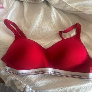Calvin Klein Bold Red Bralette